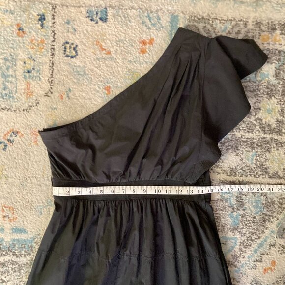 Madewell Ruffled One-Shoulder Midi Dress 12 - Picture 5 of 5